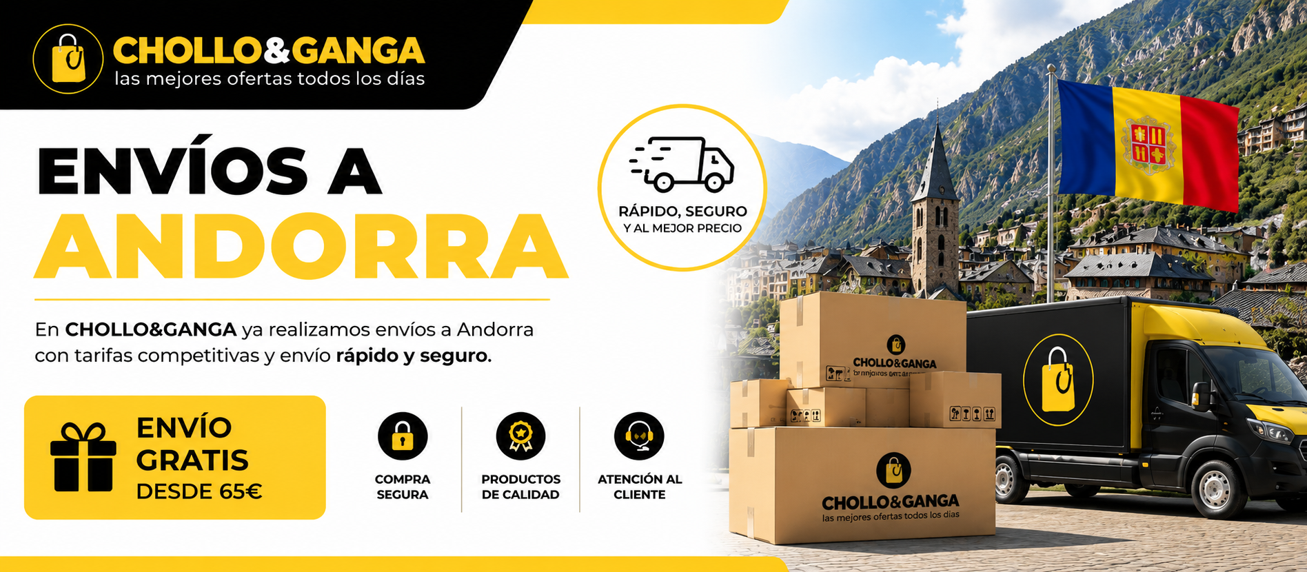 Envio Gratis Andorra🛻
