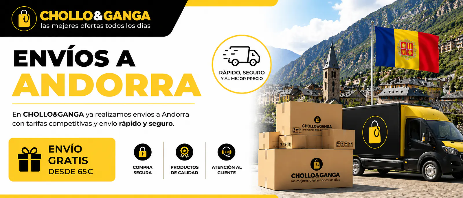 Envio Gratis Andorra🛻