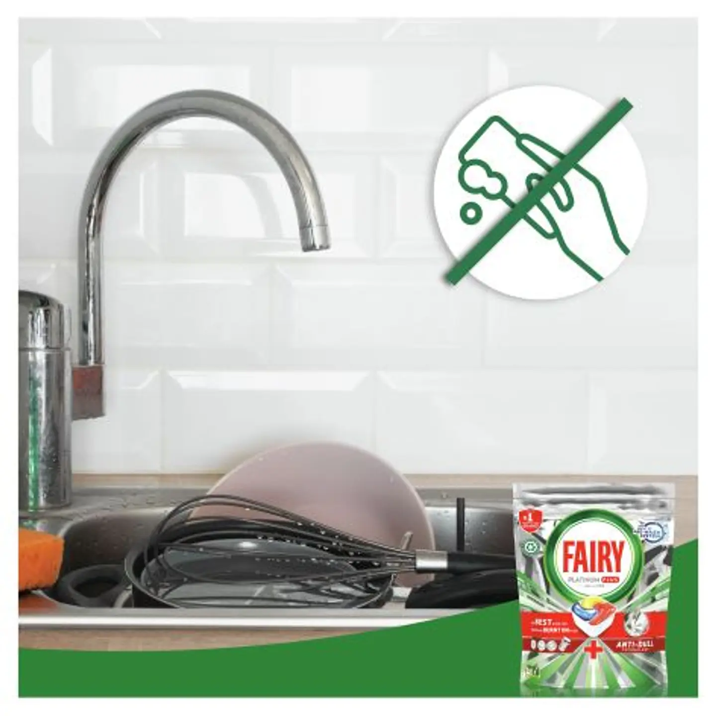 Lavavajillas Platinum Plus All in One Formato Especial 30 capsulas 4