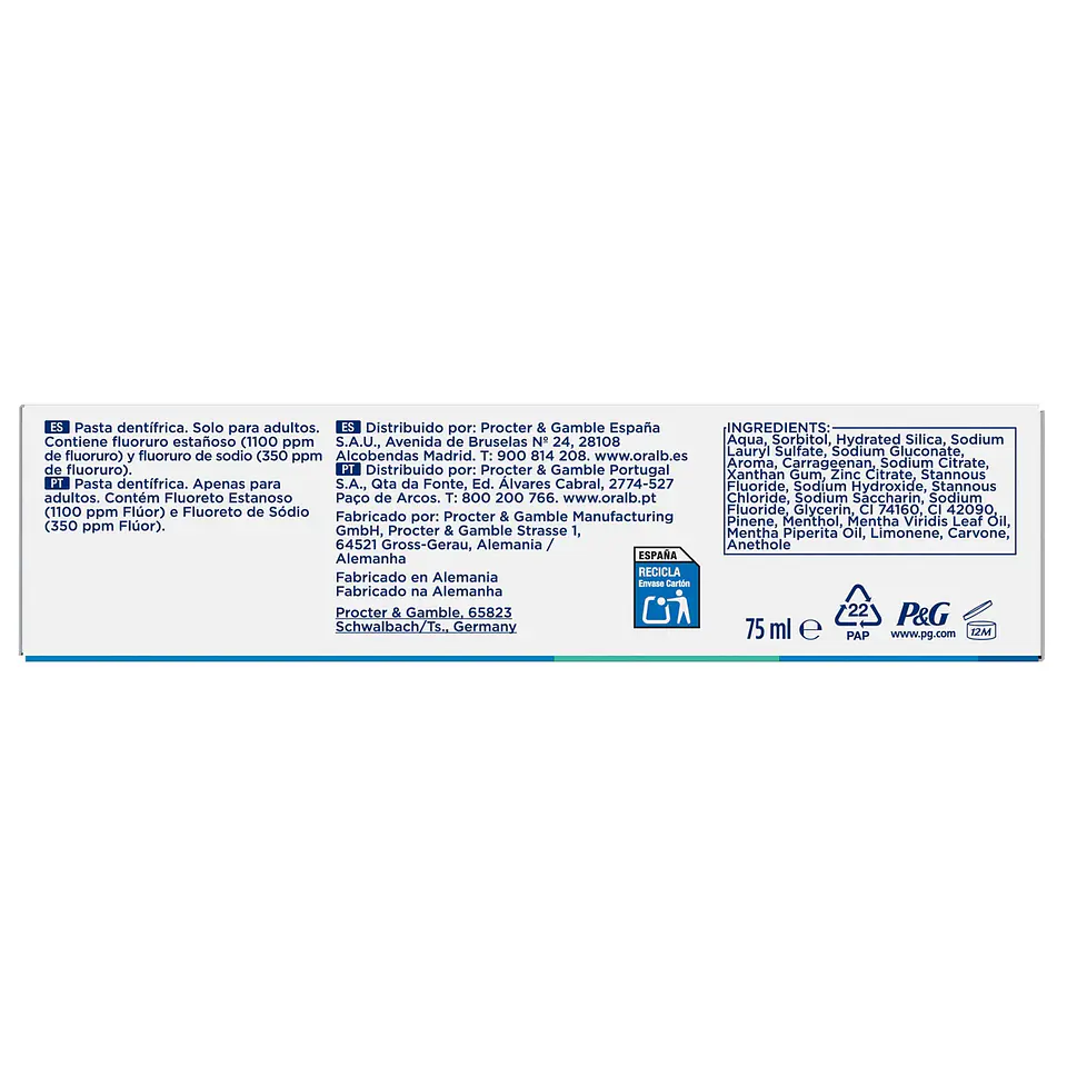 ORAL-B Pro-expert aliento fresco Pasta de dientes que protege contra la placa 75 ml 3