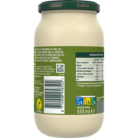 Mayonesa sabor casero