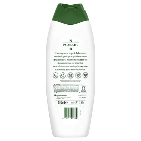 Gel de baño en crema Natur Balance Flor de Cereza cuidado Hidratante + 50 ml gratis