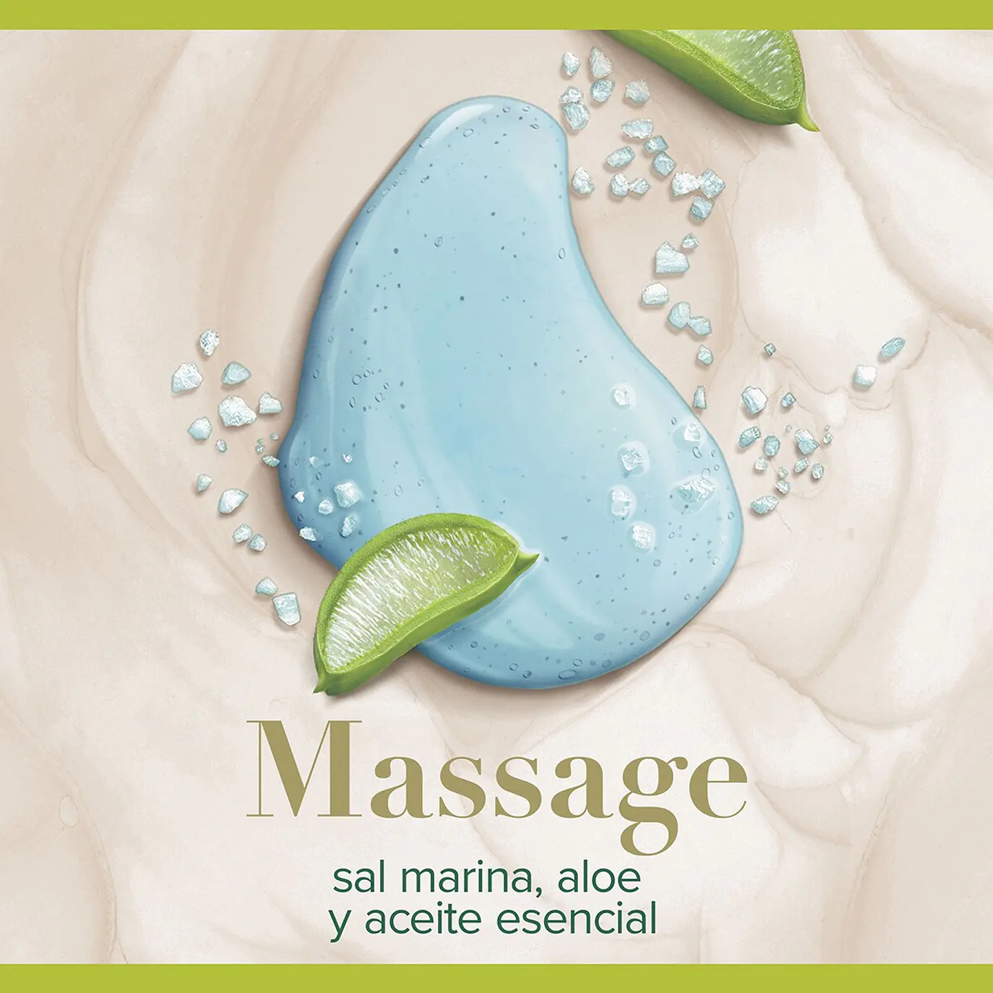 Gel de baño Thermal Spa Mineral Massage con sal marina, aloe y aceite esencial + 100 ml gratis 6