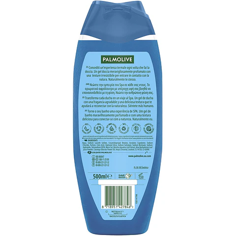 Gel de baño Thermal Spa Mineral Massage con sal marina, aloe y aceite esencial + 100 ml gratis