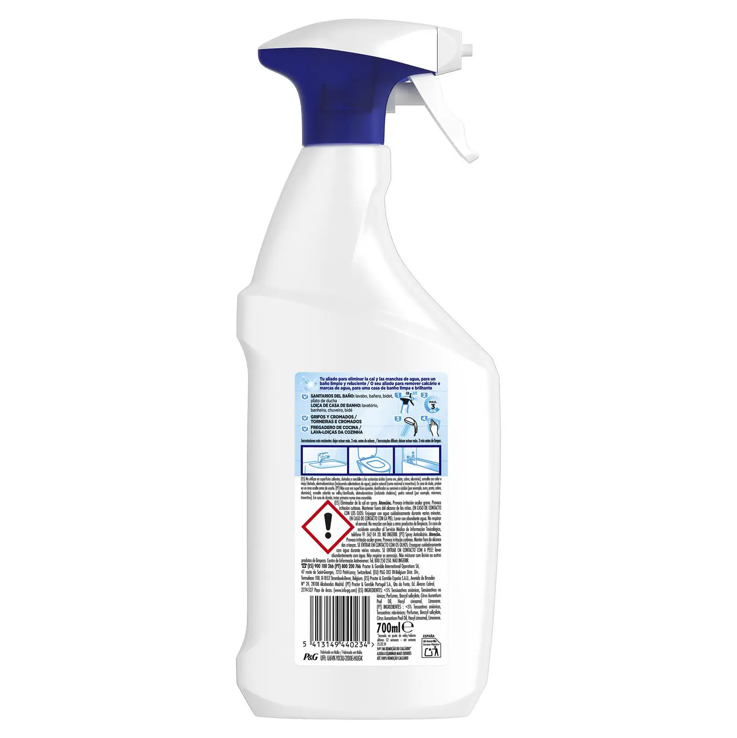 Limpiador antical gel clásico tecnología anti-gotas 2