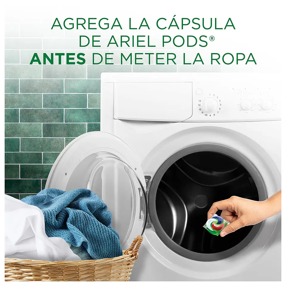 Detergente cápsulas Original Todo en 1 Pods 5