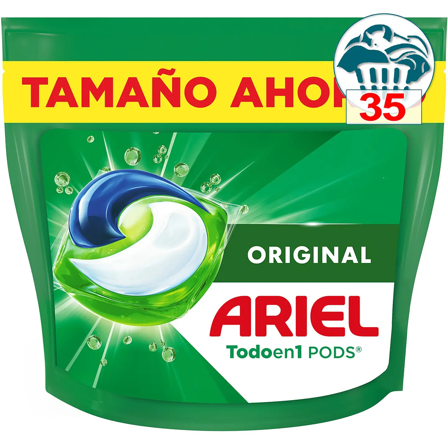 Detergente cápsulas Original Todo en 1 Pods 7