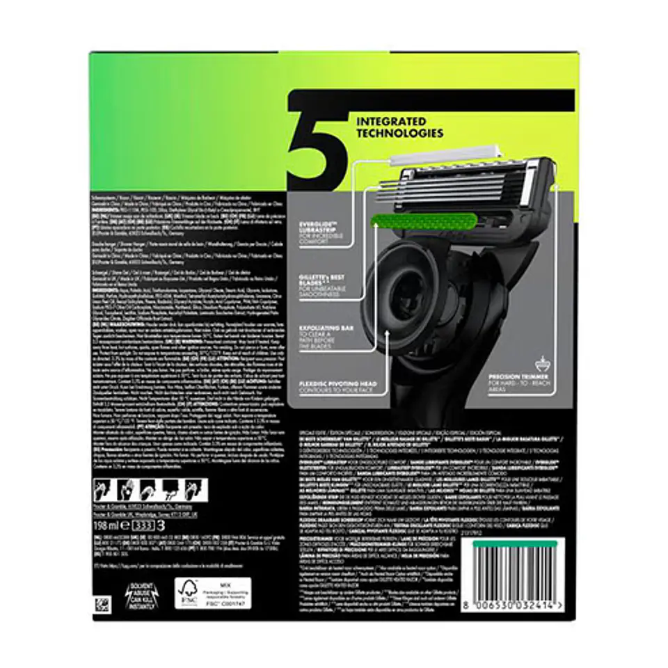 Pack Gillette Labs 1UP + Gel 2