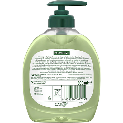 Jabón líquido de manos antibacteriano neutralizador de olores con extracto de lima especial cocina