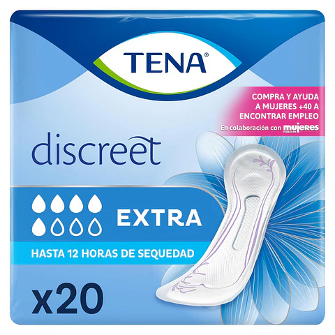 Compresas para incontinencia extra Discreet