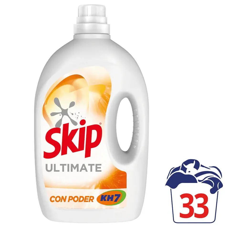 Skip Ultimate Detergente Líquido para Lavadora Poder KH7 2