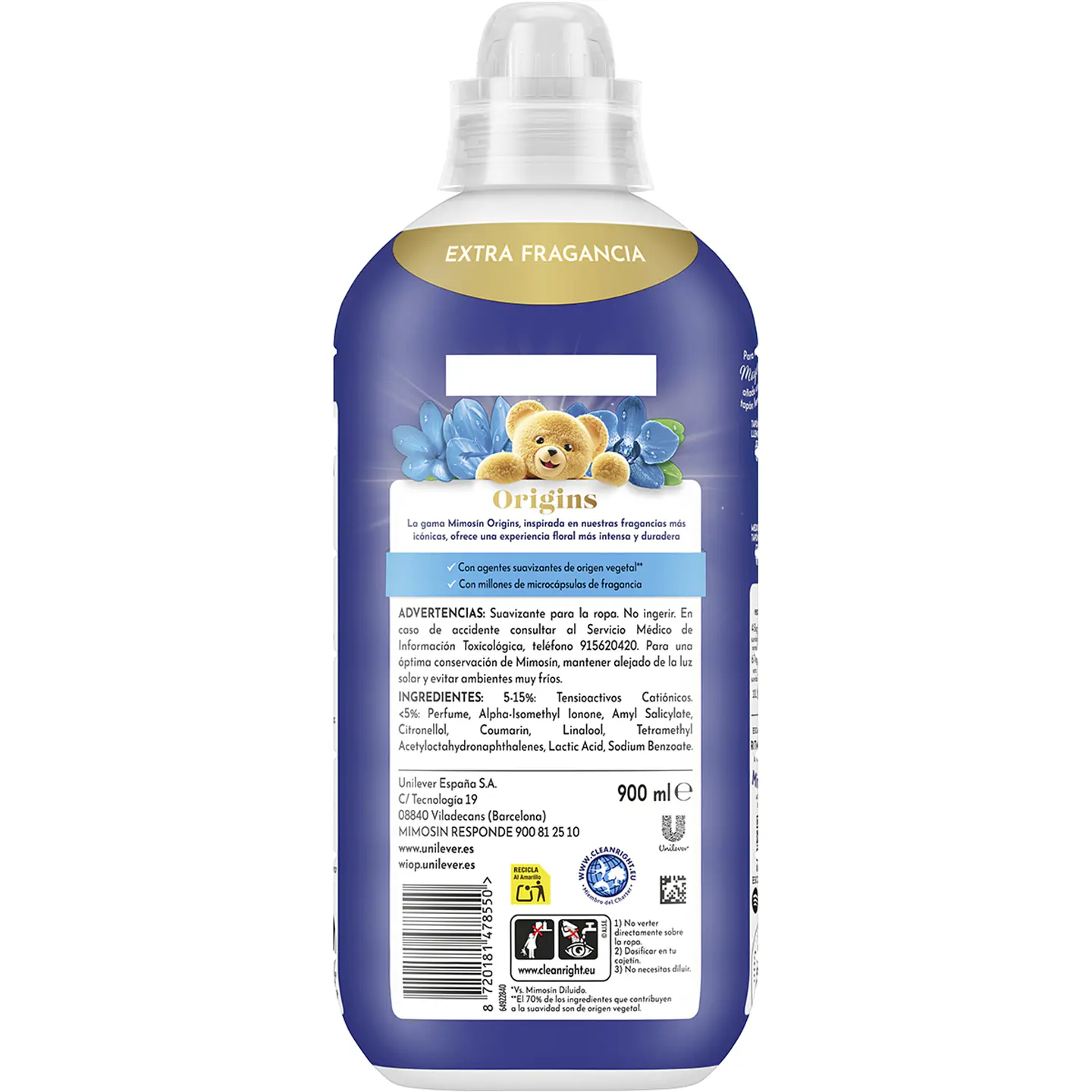 Suavizante concentrado Origins Bergamota Salvaje 3