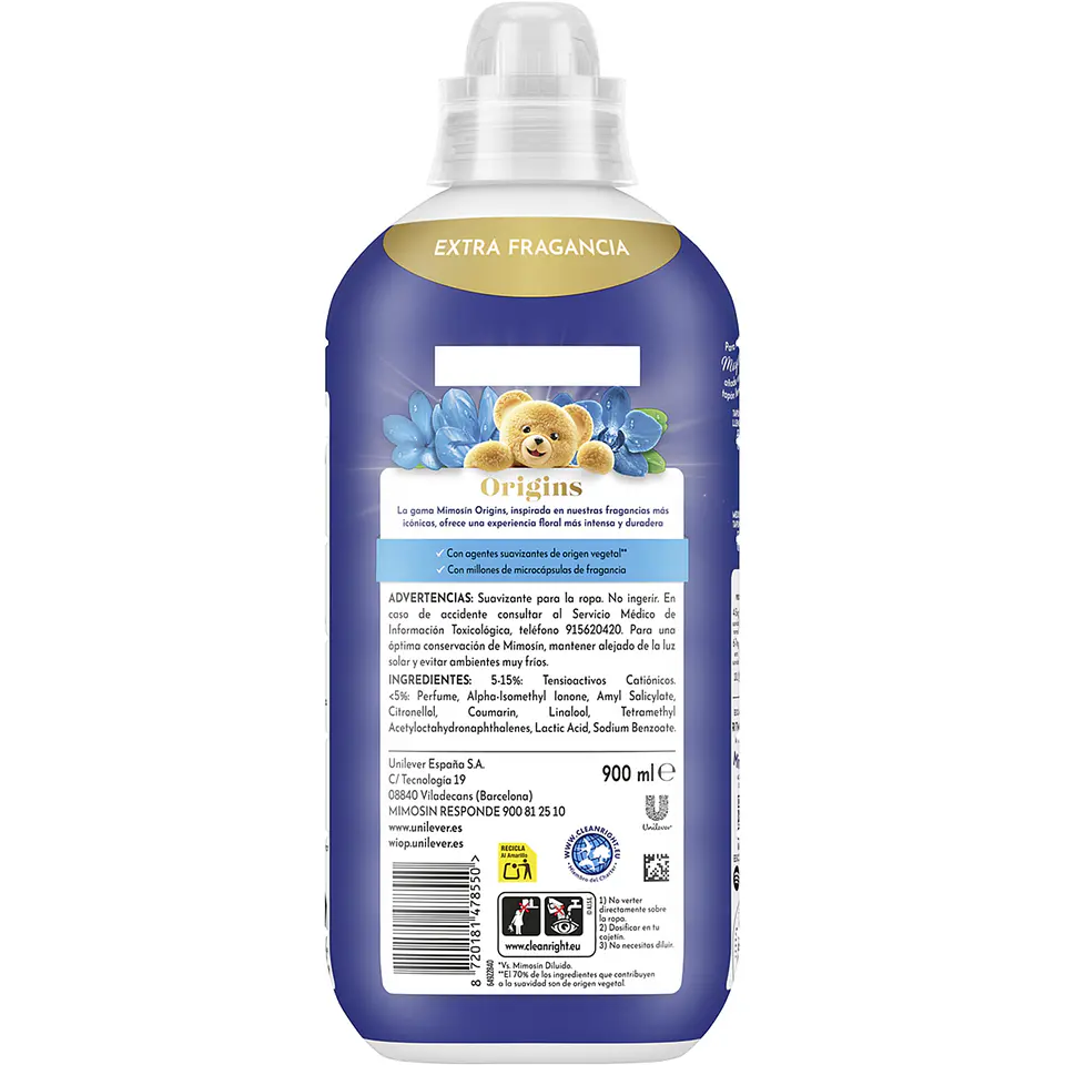 Suavizante concentrado Origins Bergamota Salvaje 3