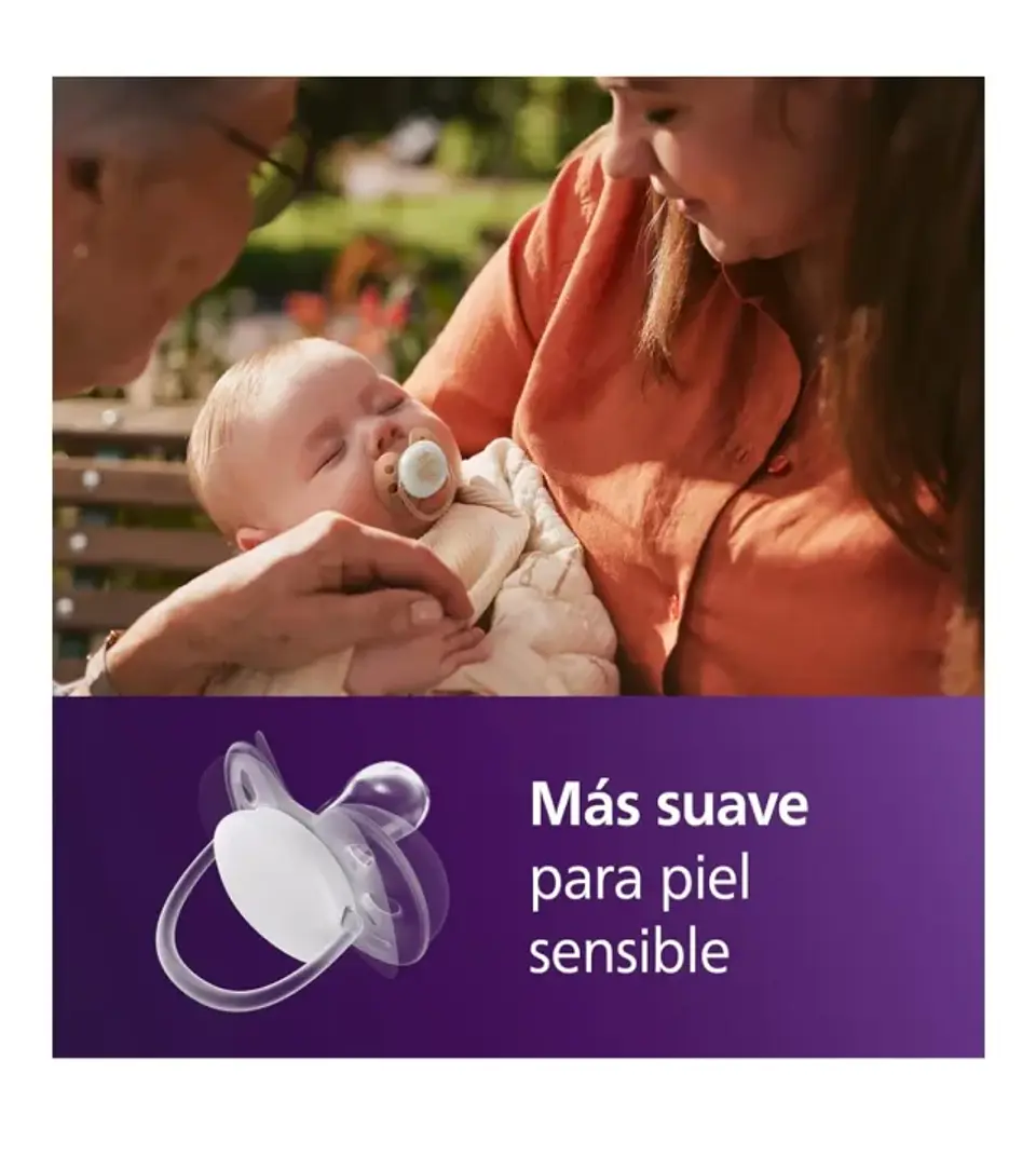 Pack Chupetes Philips Avent Ultra Soft Nightime 8