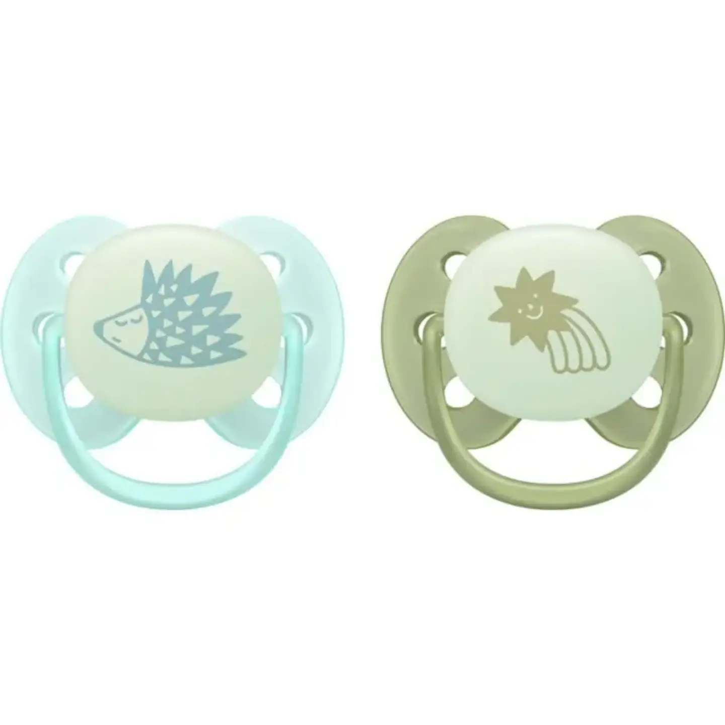 Pack Chupetes Philips Avent Ultra Soft Nightime 10