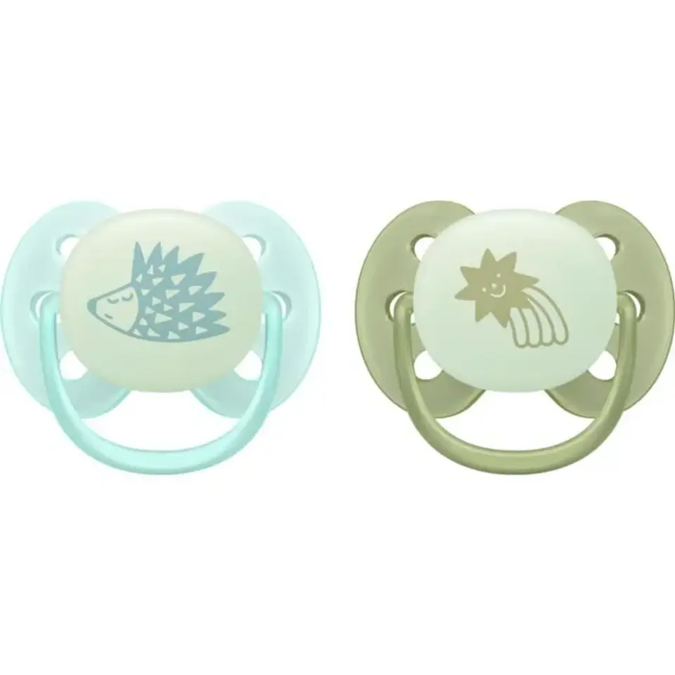 Pack Chupetes Philips Avent Ultra Soft Nightime 10