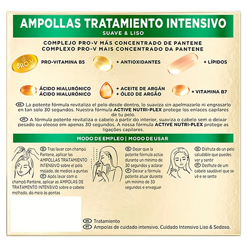Pro-V Suave y Liso Ampollas Tratamiento Intensivo