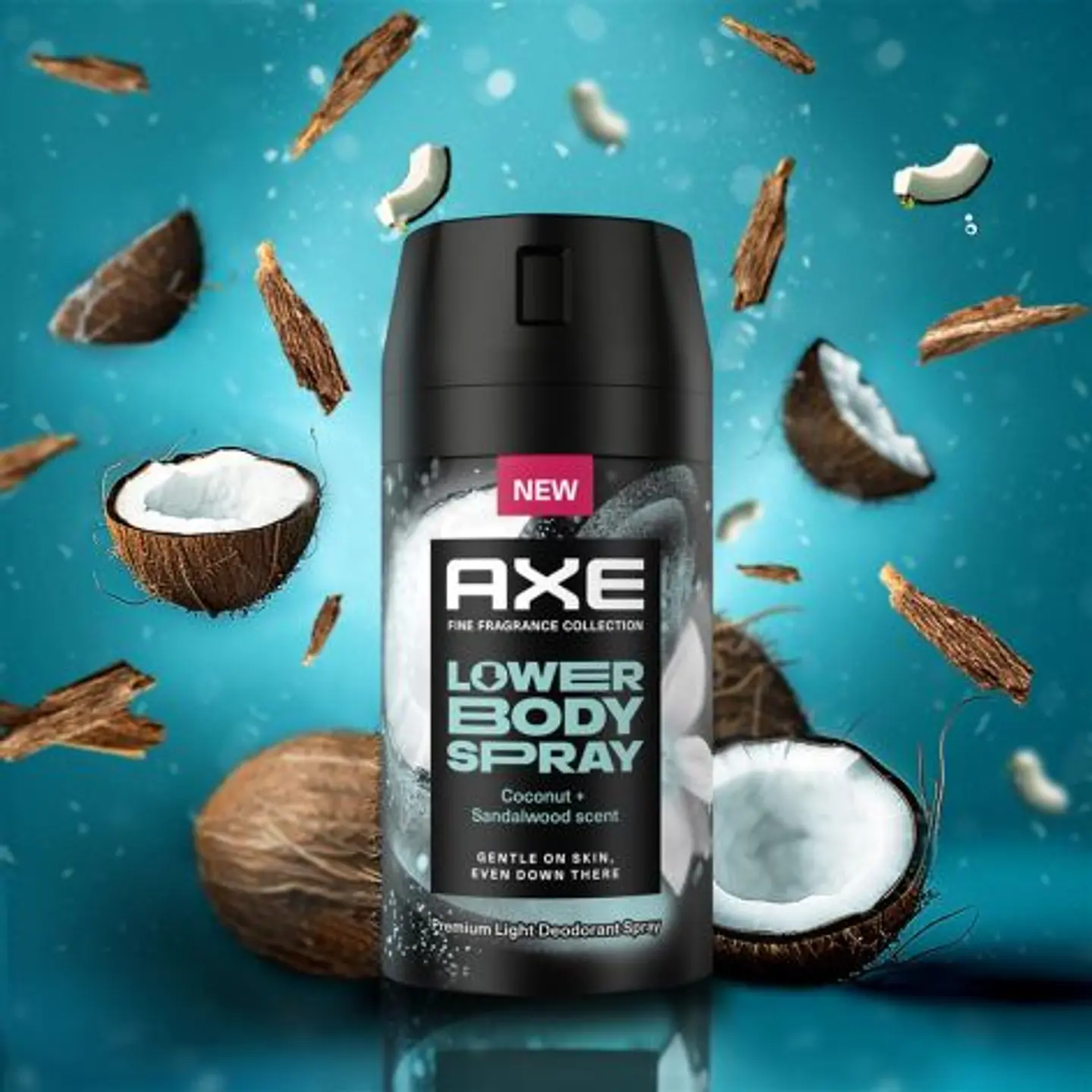 Lower Body Spray Coconut+Sandalwood Scent Desodorante Spray 3