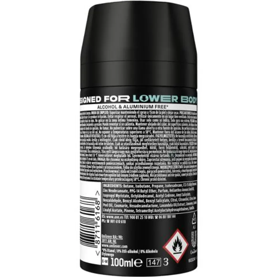 Lower Body Spray Coconut+Sandalwood Scent Desodorante Spray 2