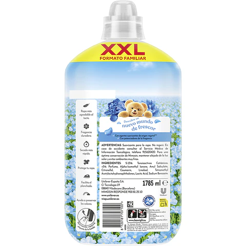 Suavizante concentrado extra fragancia Azul Vital
