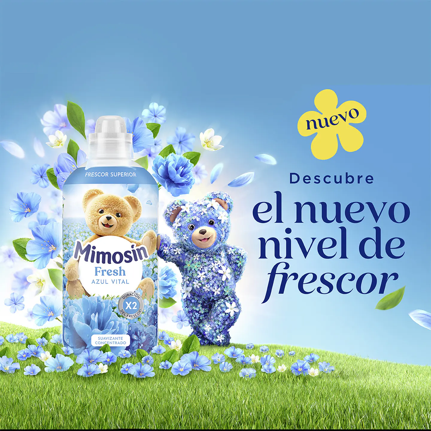  Suavizante concentrado extra fragancia Azul Vital 3