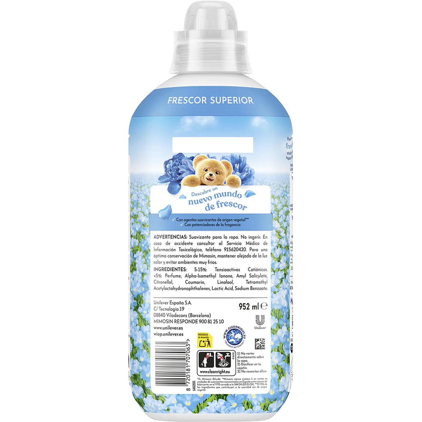  Suavizante concentrado extra fragancia Azul Vital 2