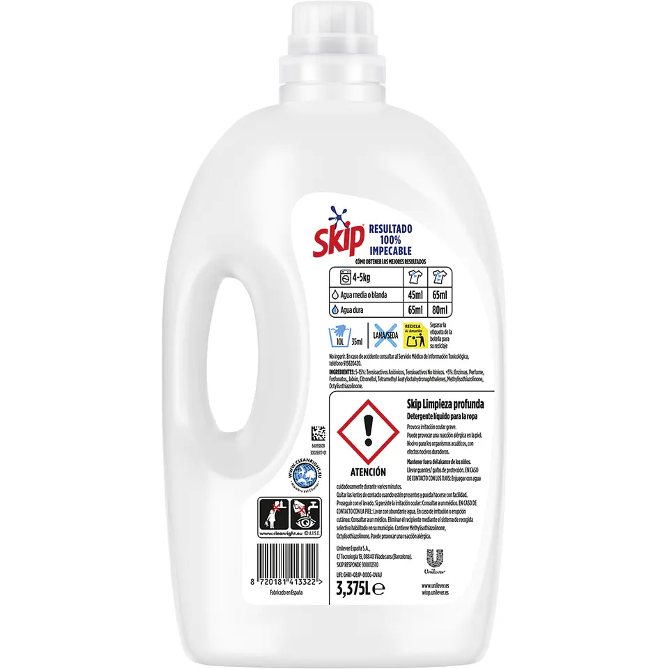 Detergente líquido Limpieza Profunda 2