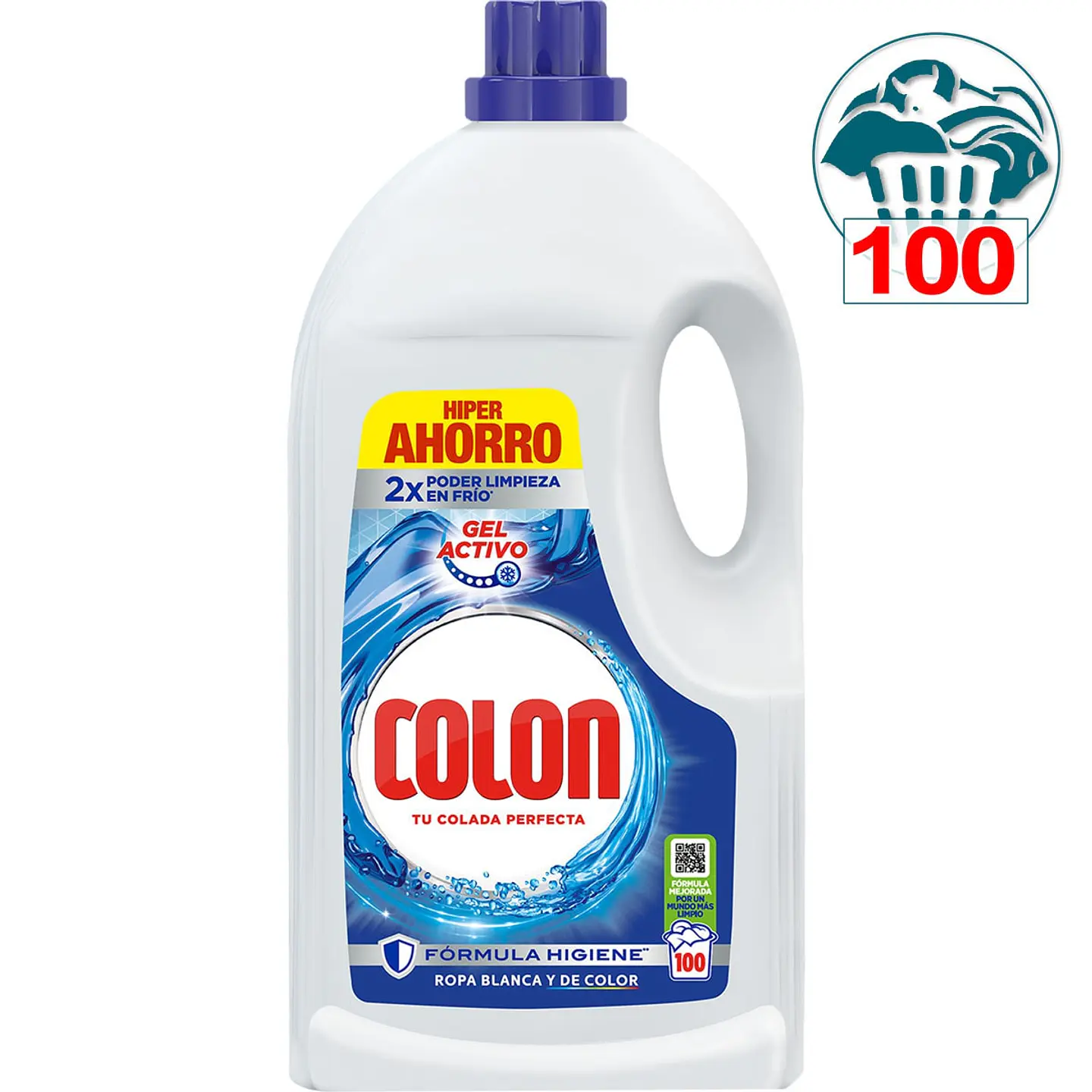 Detergente líquido gel activo fórmula higiene 1