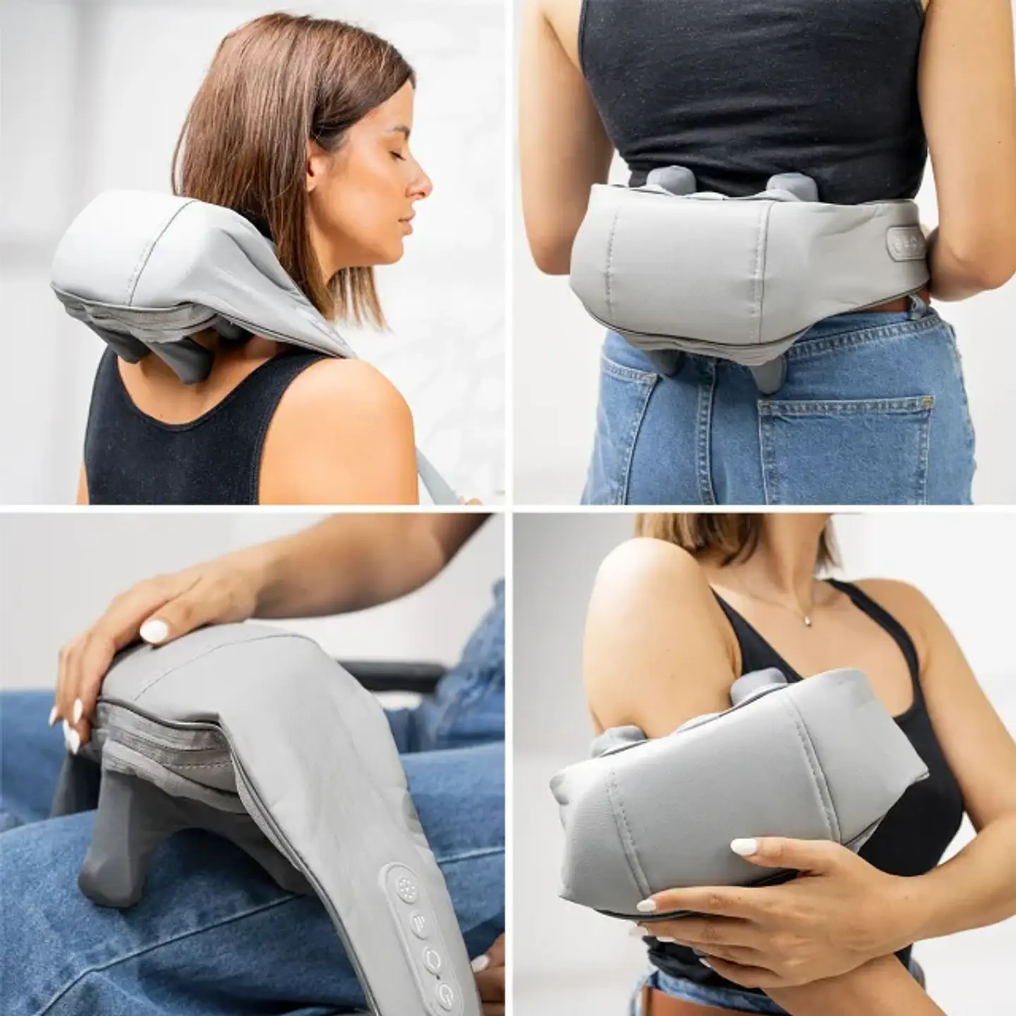 Masajeador eléctrico para espalda y cuello con función de calor. 1