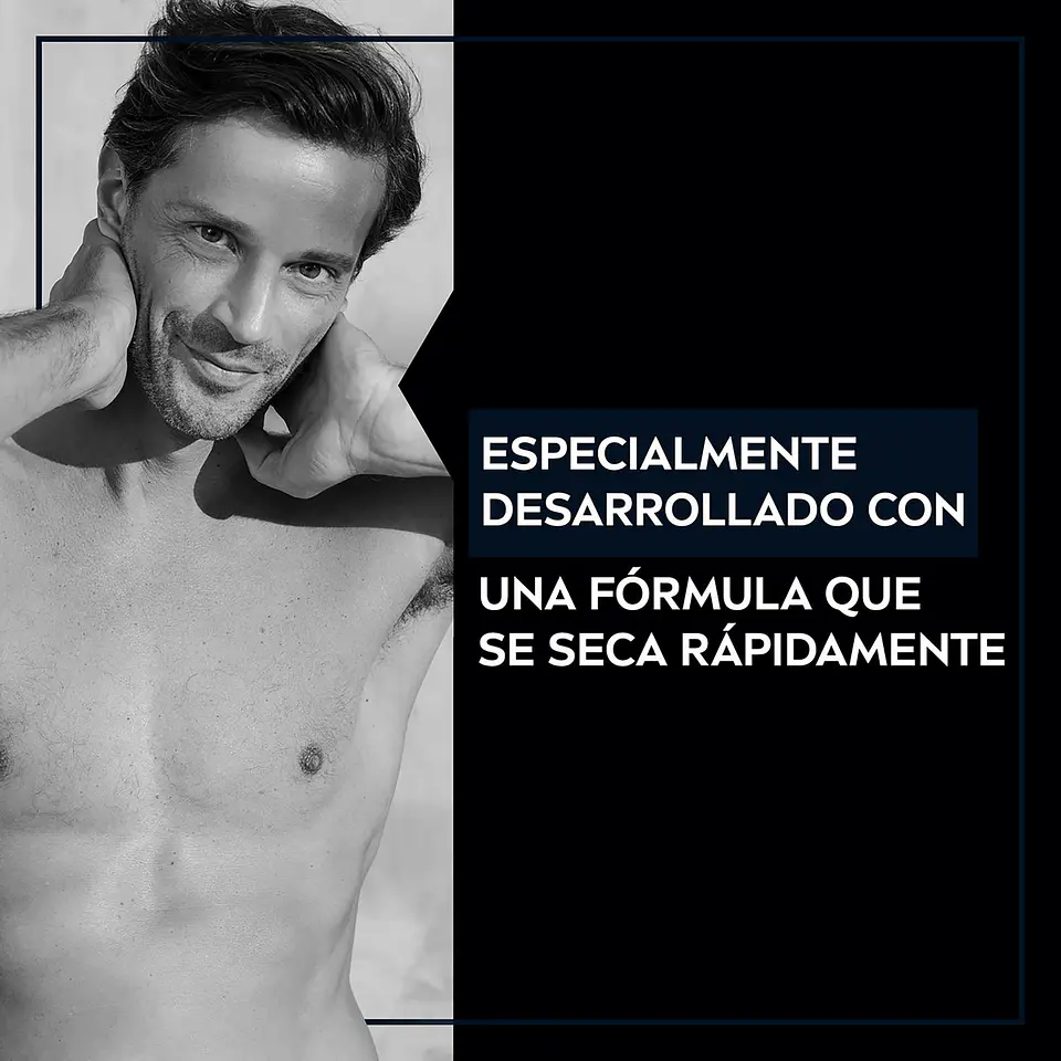 Desodorante en spray Black & White Invisible Original Nivea Men pack de 2 unidades de 200 ml 4