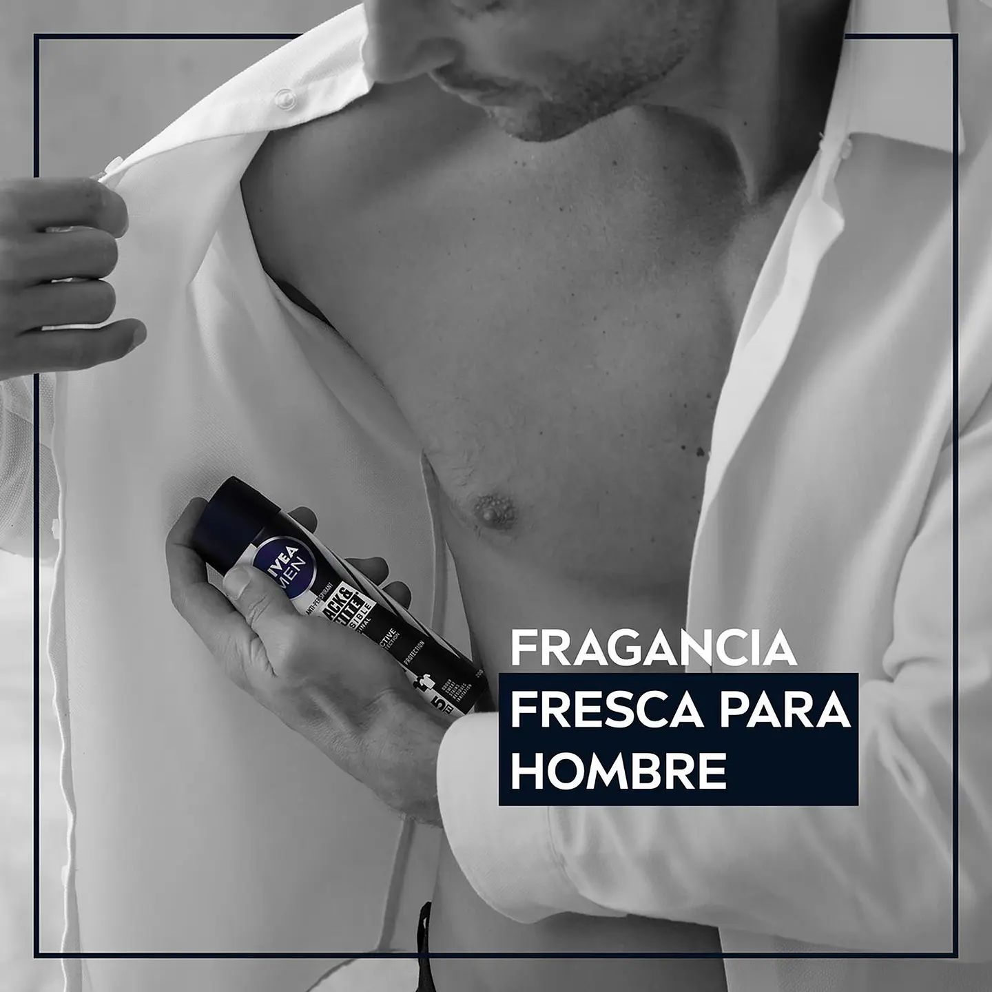 Desodorante en spray Black & White Invisible Original Nivea Men pack de 2 unidades de 200 ml 6