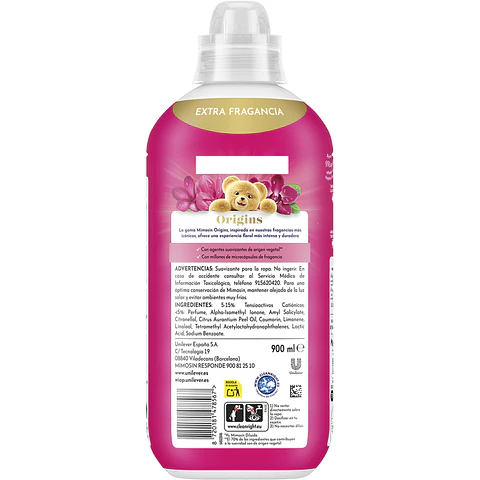 Suavizante concentrado Origins extra fragancia Rosas Silvestres