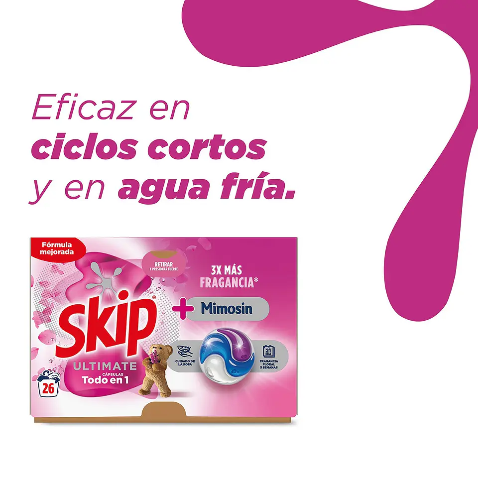 Detergente cápsulas Ultimate Todo en 1 Mimosín 6