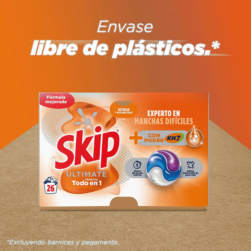 Detergente cápsulas Ultimate Todo en 1 con poder KH-7 3