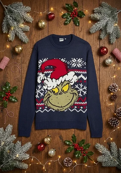 Jersey Navideño Punto Grinch