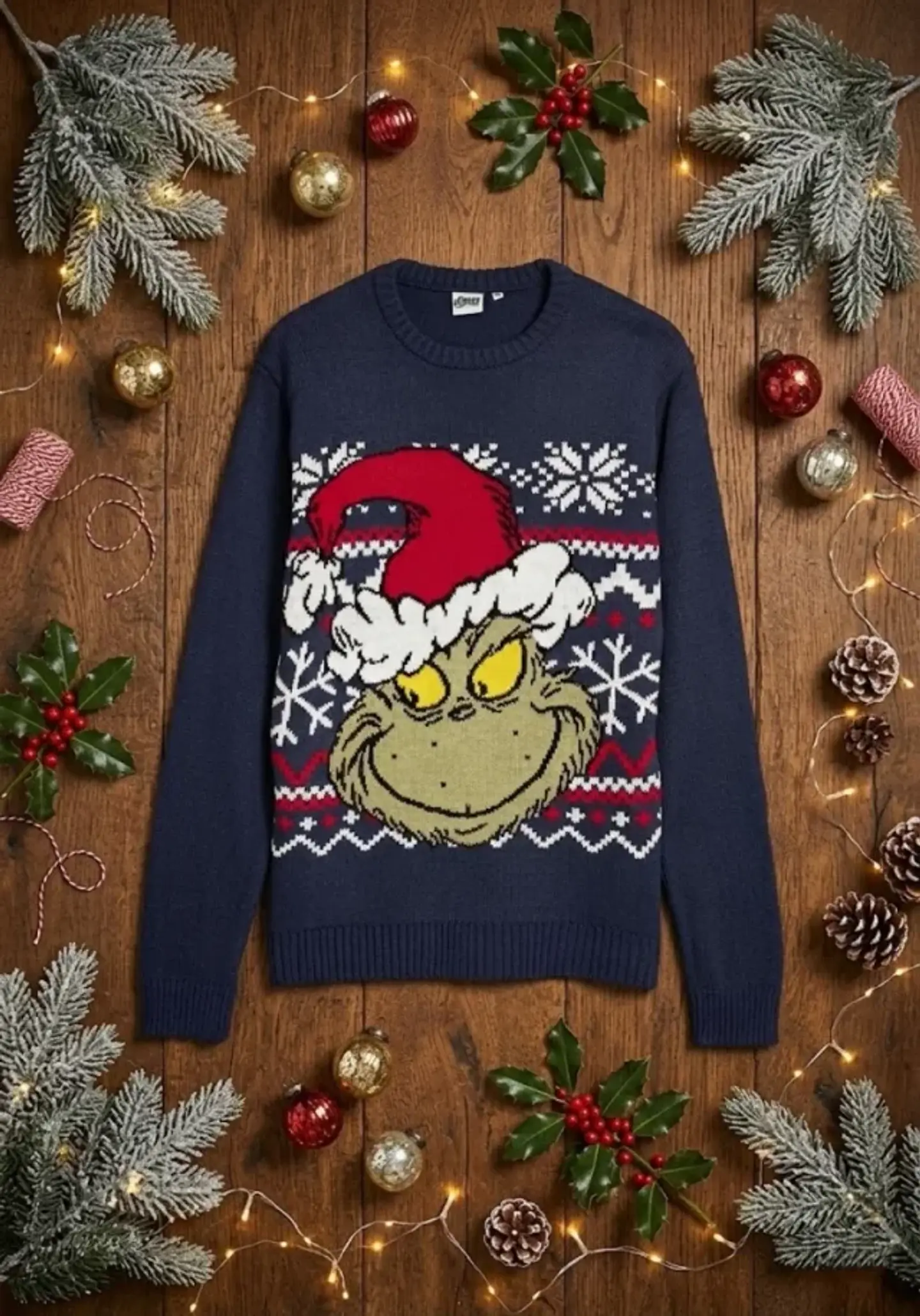Jersey Navideño Punto Grinch 1