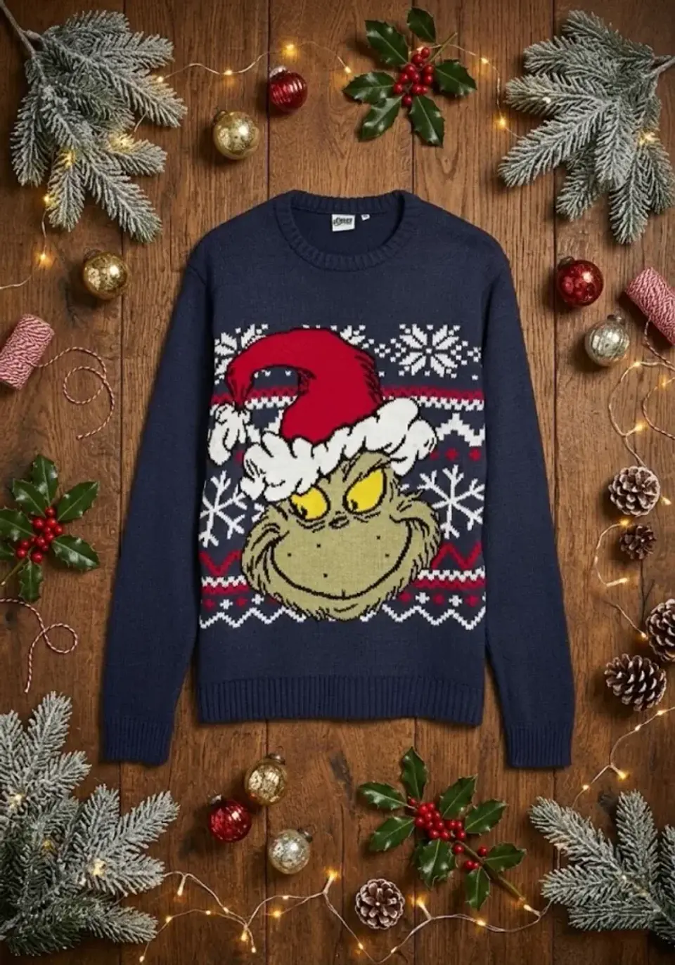Jersey Navideño Punto Grinch 1