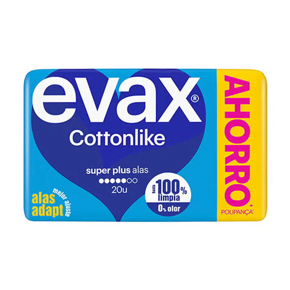 Compresas Cottonlike Super plus con alas 1