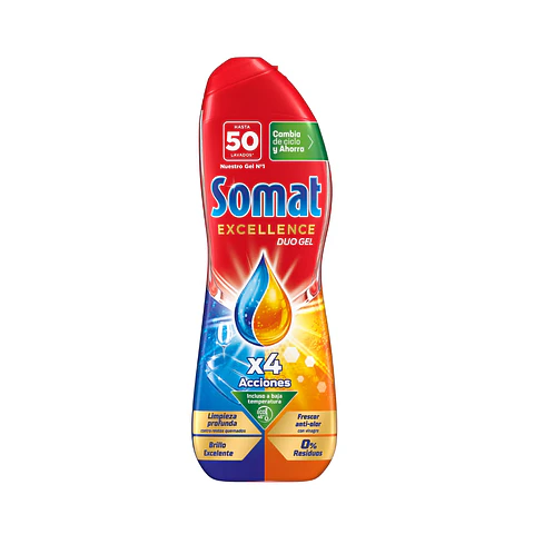 Lavavajillas Somat Excellence Gel Vinagre