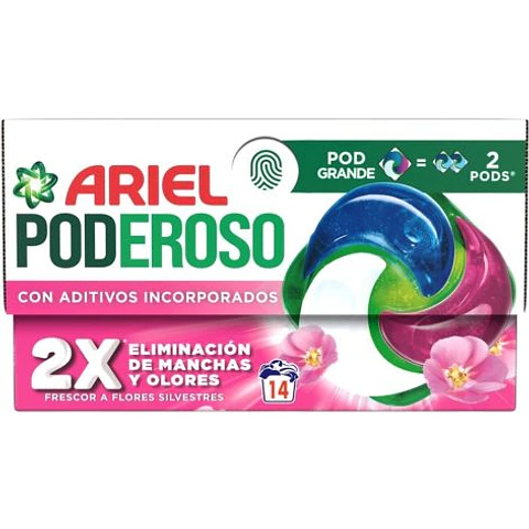 Detergente Poderoso Frescor a Flores Silvestres
