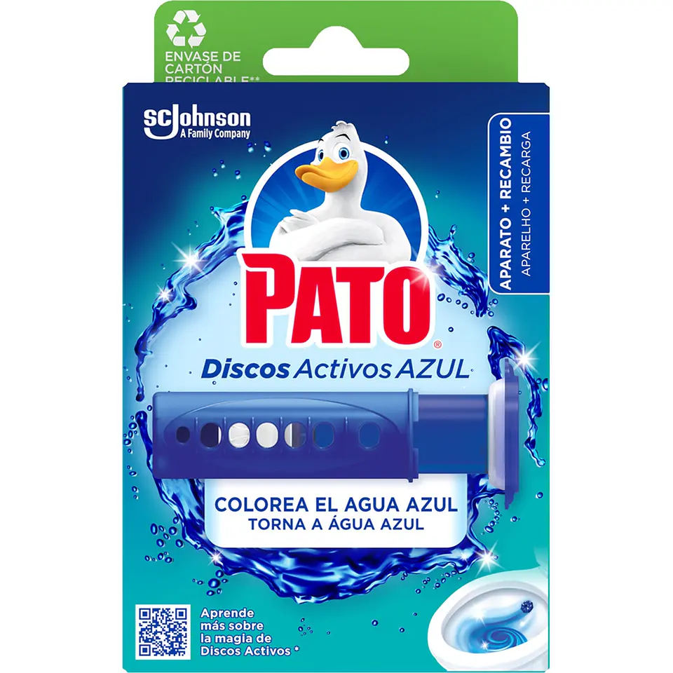Discos WC Agua Azul aparato + recambio 1