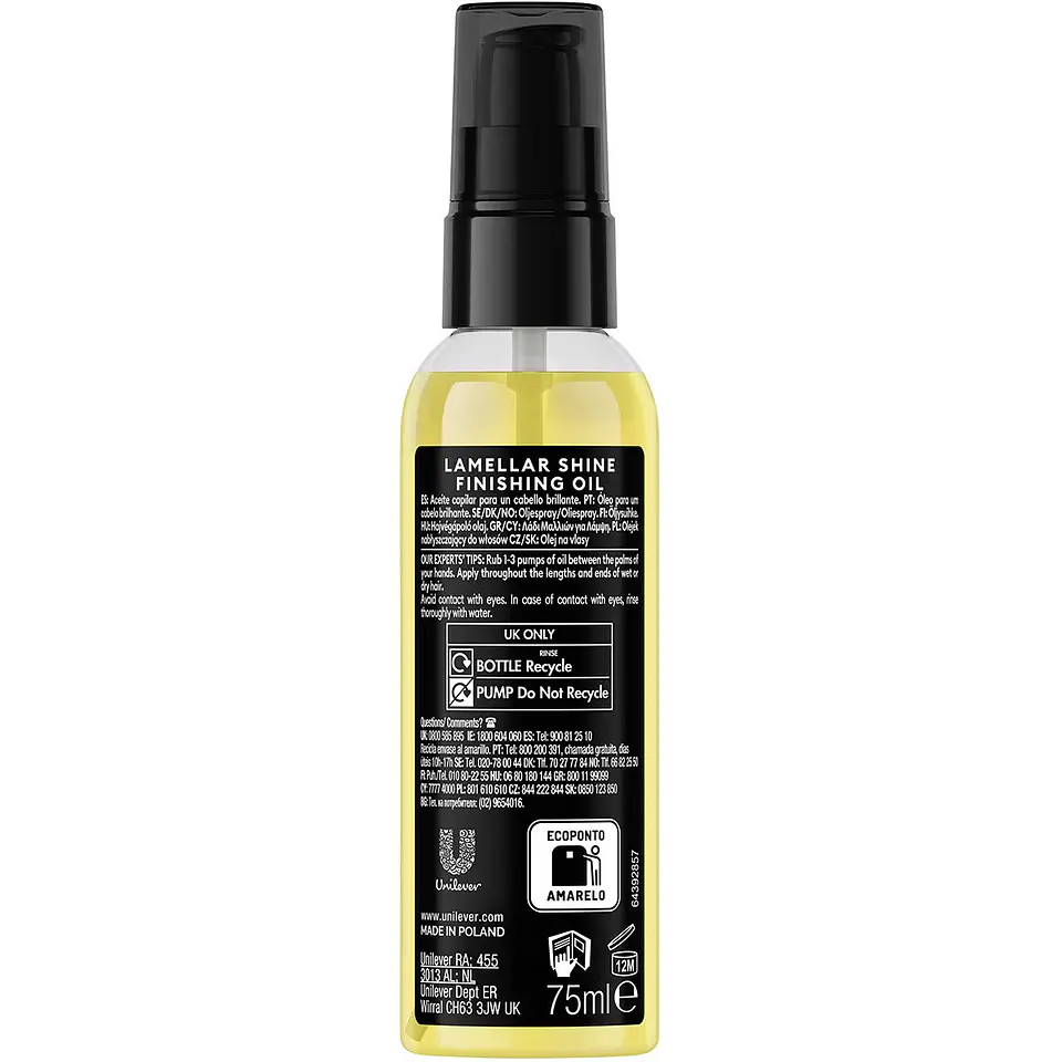 Aceite capilar ultra brillo Lamellar Shine 3