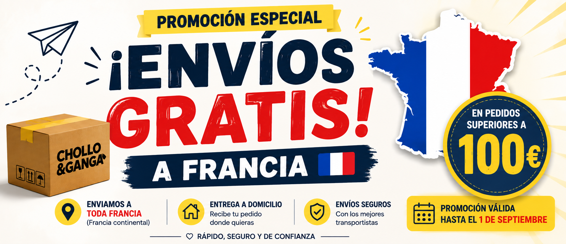 🇫🇷🎉 ¡ENVÍO GRATIS A FRANCIA!