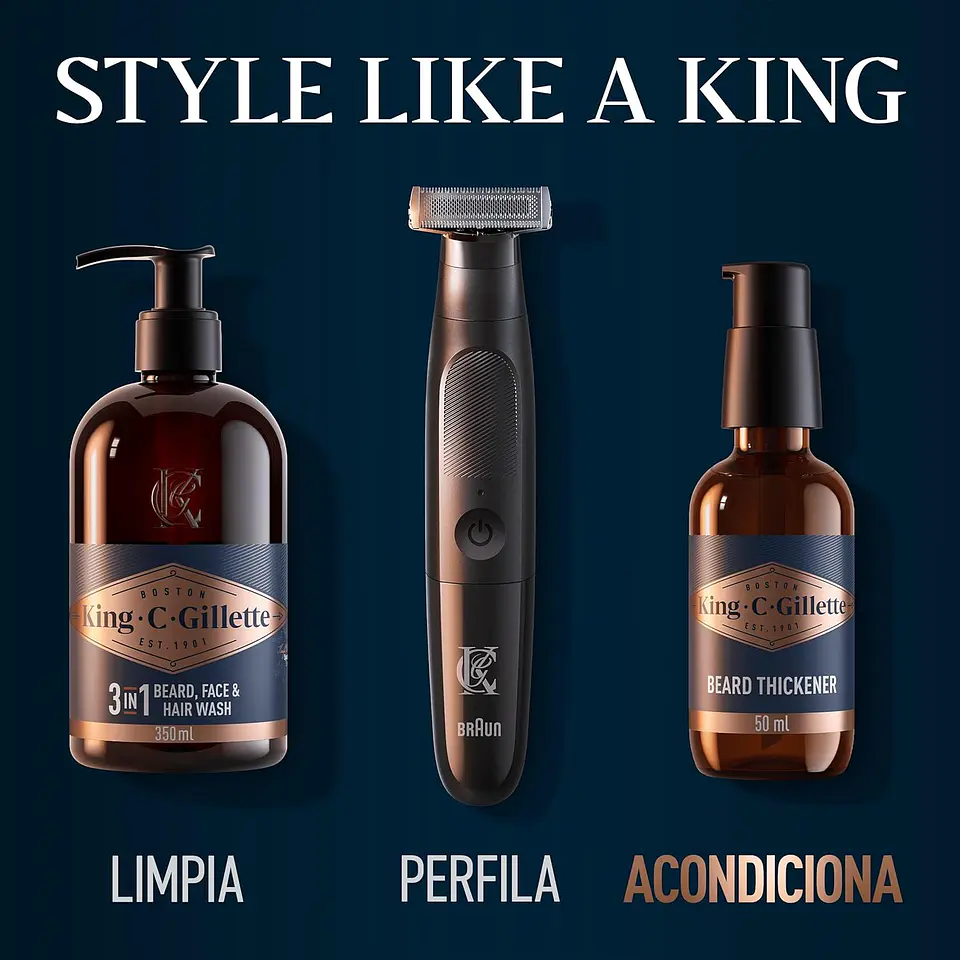 King C. Gillette Espesante de Barba 7