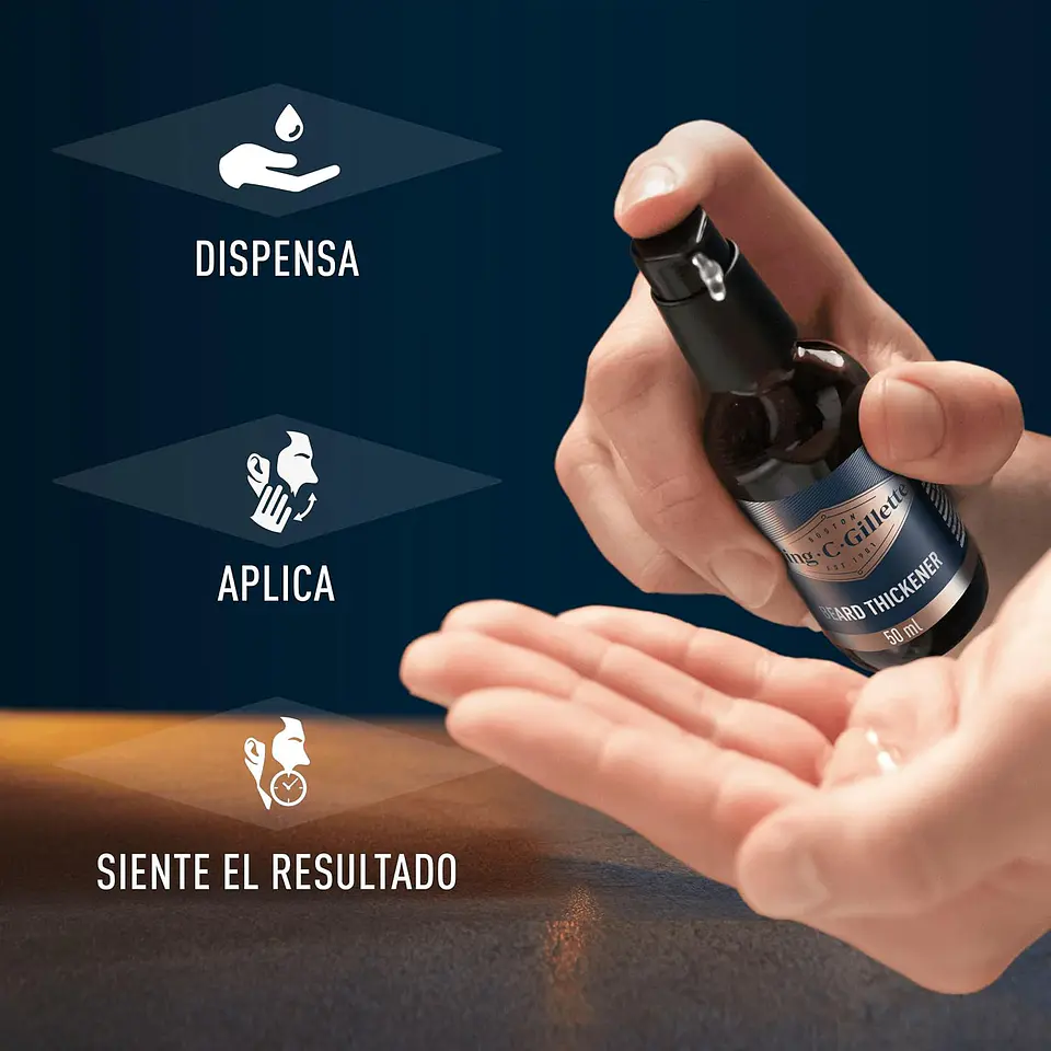King C. Gillette Espesante de Barba 4