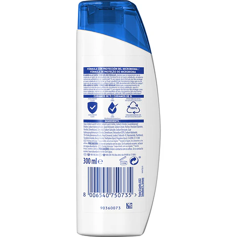 Champú anticaspa Menthol Fresh efecto refrescante