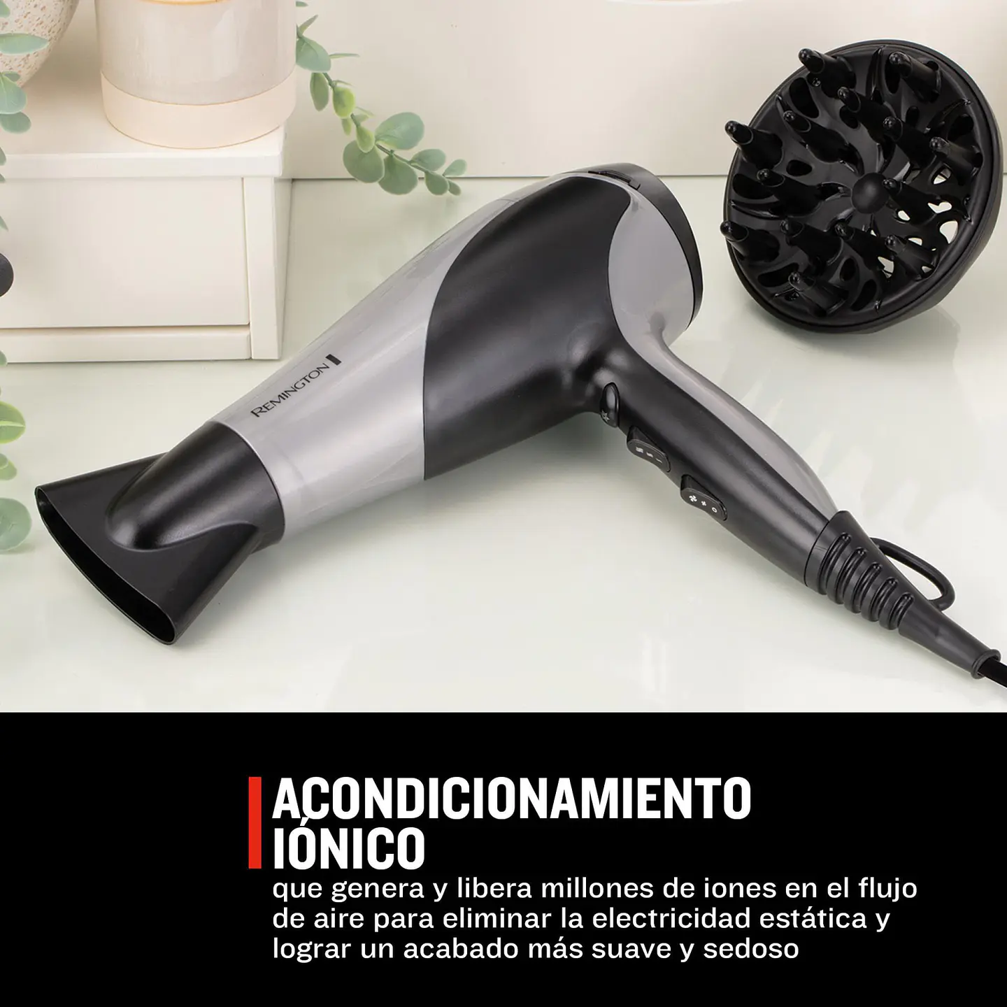 Secador Remington Ionic Dry D3190S 2