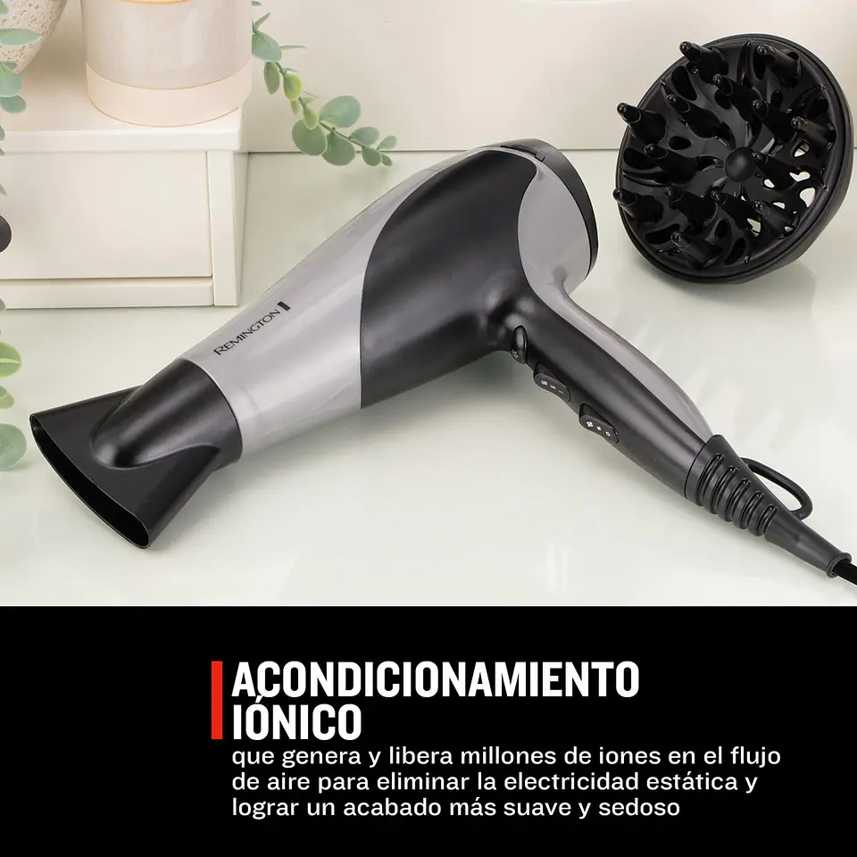 Secador Remington Ionic Dry D3190S 2