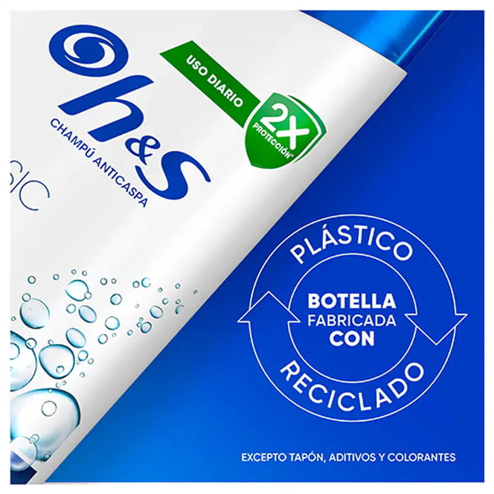 Champú anti-caspa mentol refrescante 8