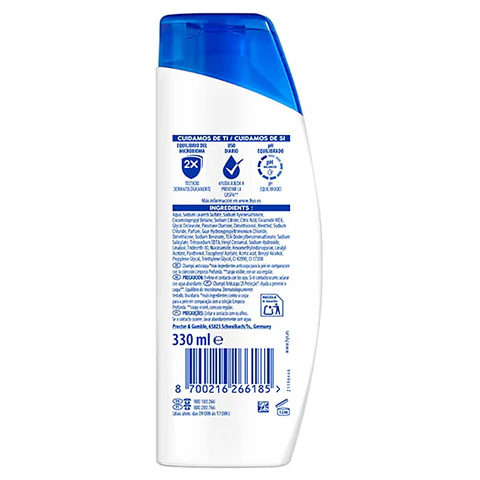 Champú anti-caspa mentol refrescante